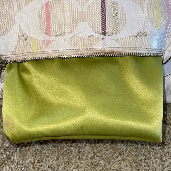 Coach Poppy Tattersall Signature Plaid Tote - Picture 12 of 15